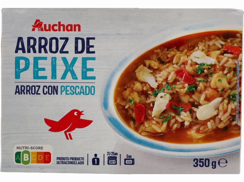 Arroz De Peixe Auchan Ultracongelado 350 g