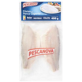 Filetes De Perca Gigante Com Pele Ultracongelada Pescanova 400 gr