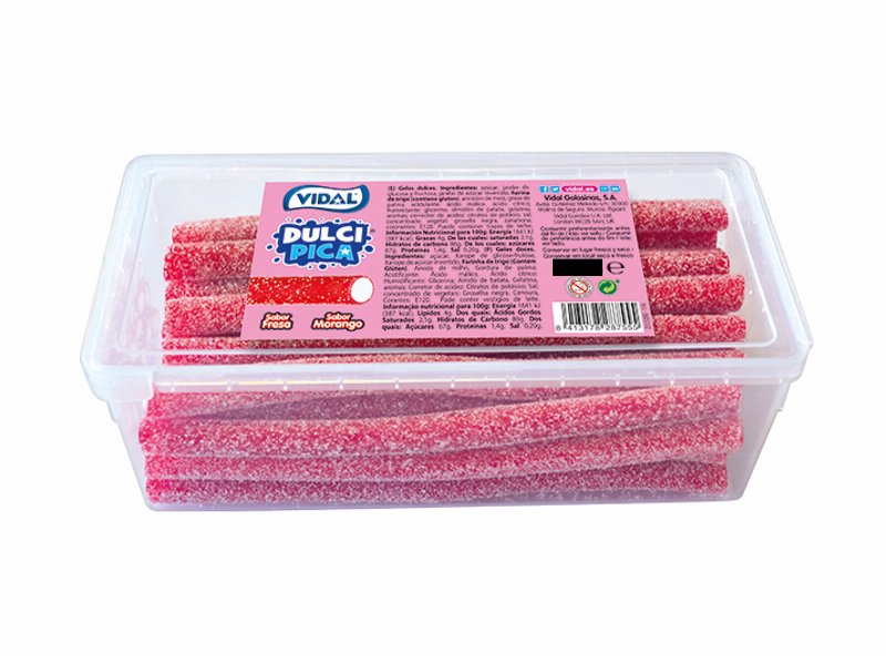 Gomas Vidal Dulcipica Morango 290 g