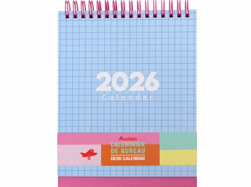 Calendário Secretaria Auchan Vintage Palette