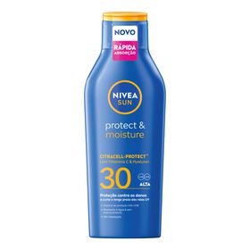 Protetor Solar Loção Protect & Moisture Fps 30 Nivea Sun 400 ml