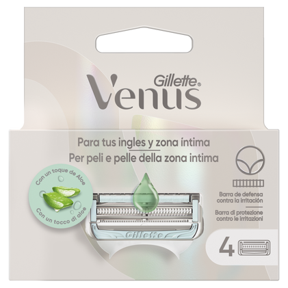 Recarga De Lâminas Venus Comfortglide Spa Breeze Venus 4Un