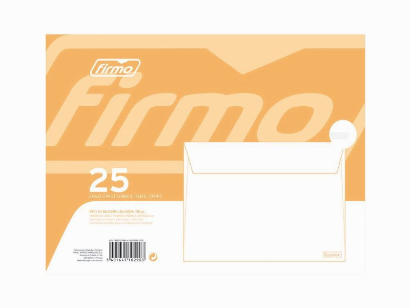 Envelopes Firmo Branco 229X324Cm 25 Unidades