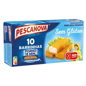 Barrinhas De Pescada Sem Glúten Pescanova 300 gr (10 Un)