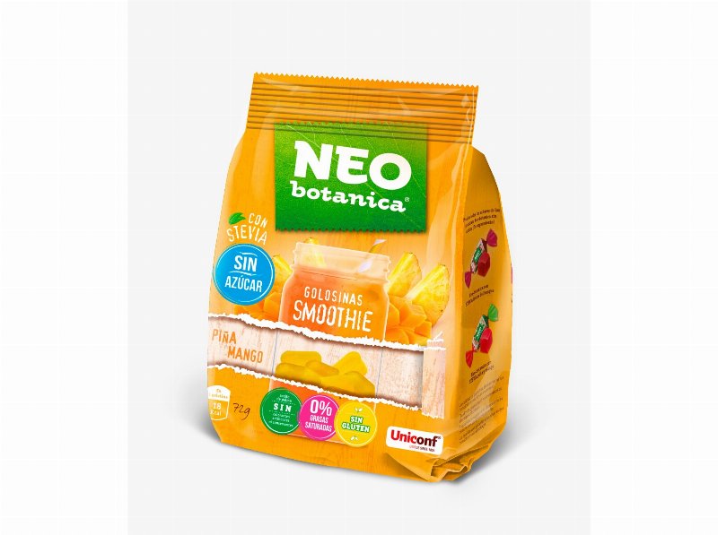 Gomas Neo Botanica Ananas E Manga Sem Açucar 72 gr
