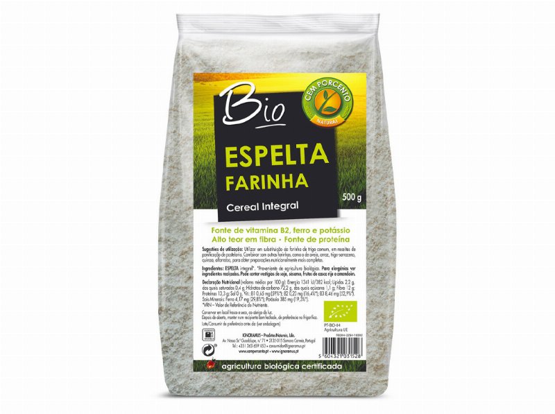 Farinha Cem Porcento Espelta Integral Bio 500 g