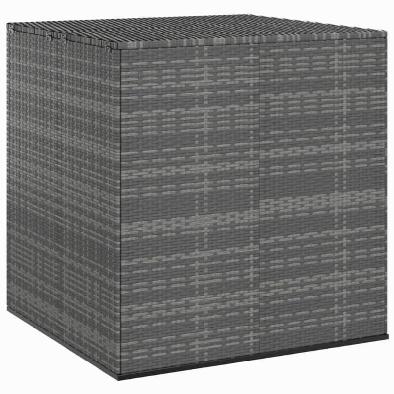 Hkh Caixa Para Almofadões De Jardim 100X97, Vime Pe - Cinzento