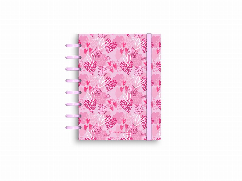 Caderno A5 Ecosmart Ambar Pautado Lovely 100 Folhas