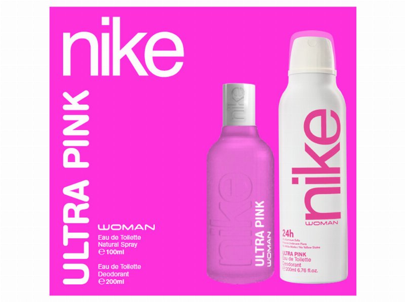 Conjunto Nike Ultra Pink Edt100 ml+Deo 200 ml