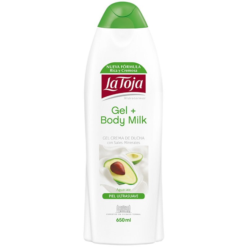 Gel E Creme De Banho Abacate E Sais Minerais 600 ml