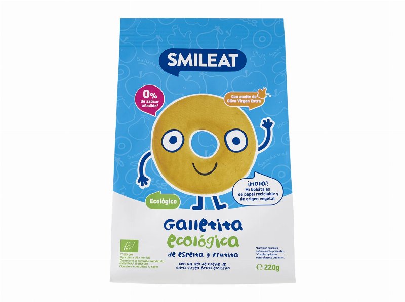 Bolachas Smileat Bio Espelta E Fruta 220 g