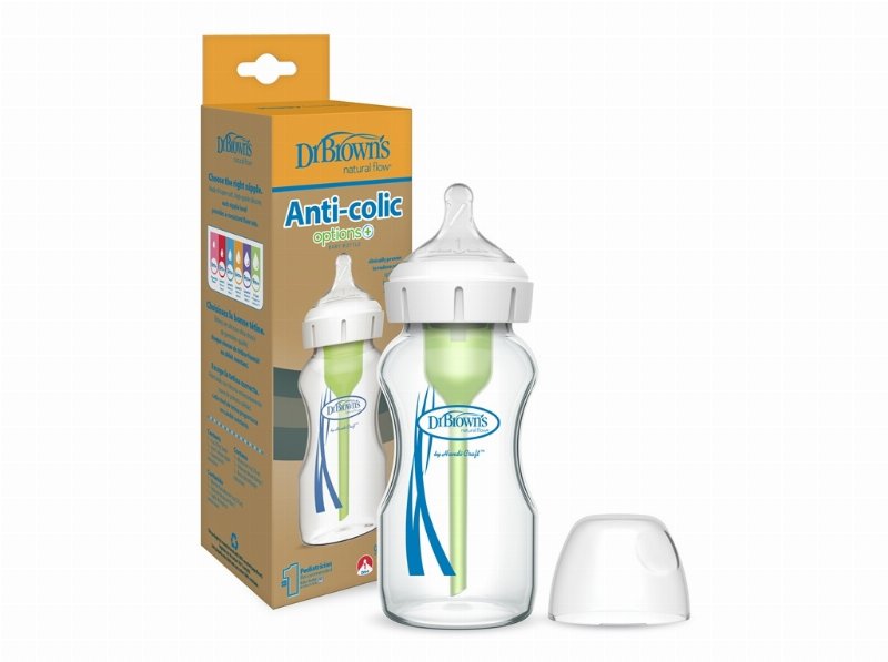 Biberão Dr. Brown's Vidro Boca Larga 270 ml 1Un
