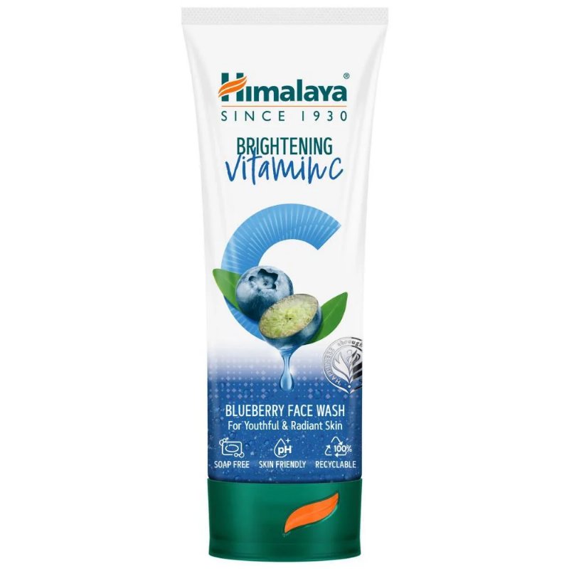 Gel De Limpeza Facial Mirtilho Com Vitamina C Himalaya 100 ml