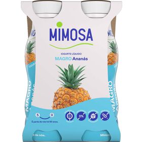 Iogurte Líquido Magro Ananás Mimosa 604 gr (4 Un)
