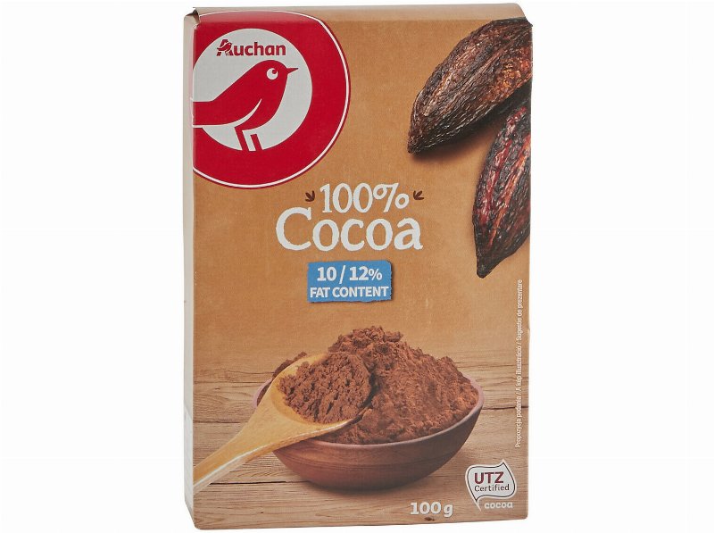 Cacau Auchan Em Pó Magro 100 g