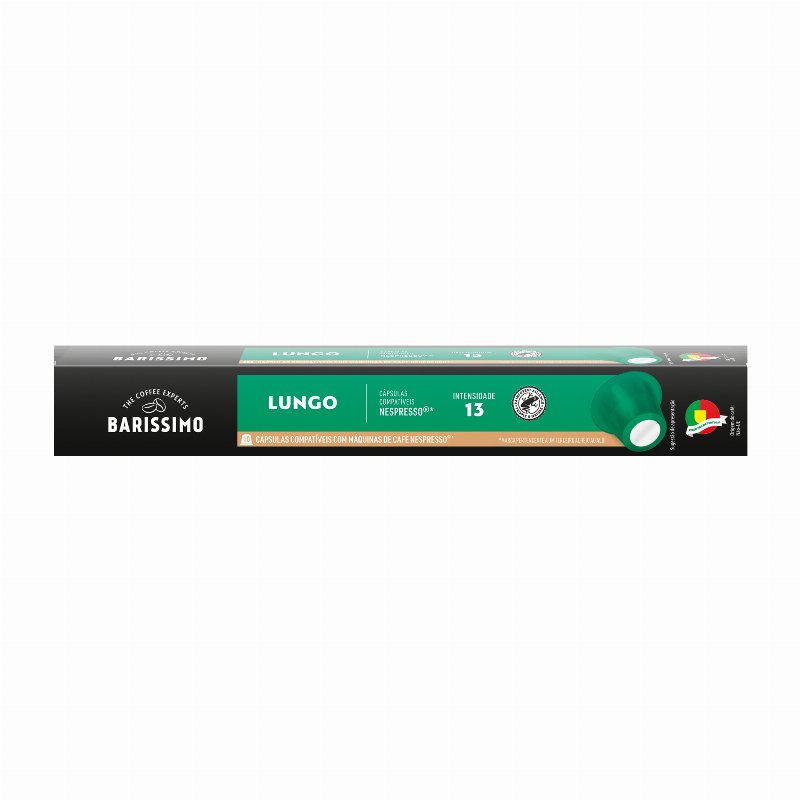 Cápsulas De Café Lungo Intensidade 13; 10 Cápsulas Compatíveis Com Máquinas Nespresso
