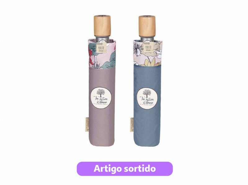 Guarda-Chuva Senhora Curto Perletti Automático Cores Sortidas