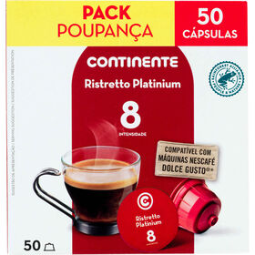 Cápsulas De Café Platinium Int 8 Pack Poupança Continente 50 Un