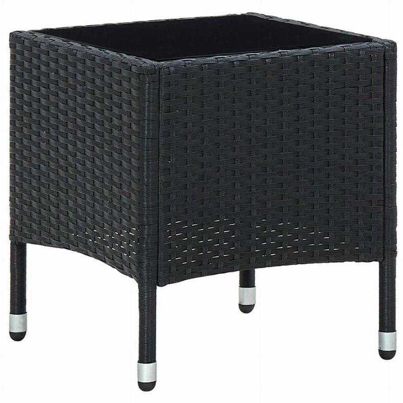 Hkh Mesa De Jardim 40X40X45 Vime Pe - Preto