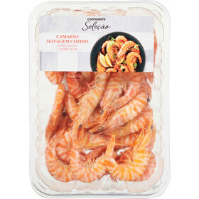 Camarão Selvagem Cozido 40/60 Fresco Continente Seleção 500 gr