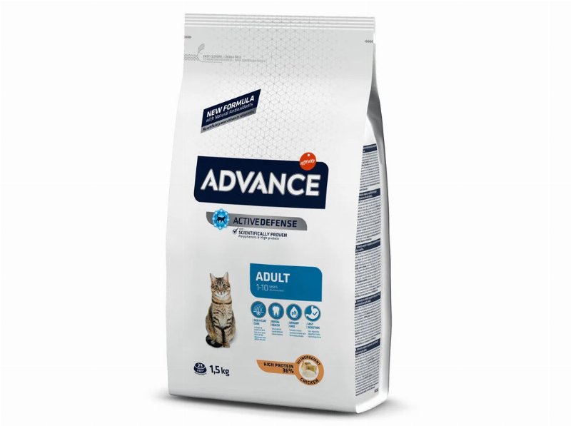 Ração Para Gato Adulto Advance Com Frango 1.5 kg