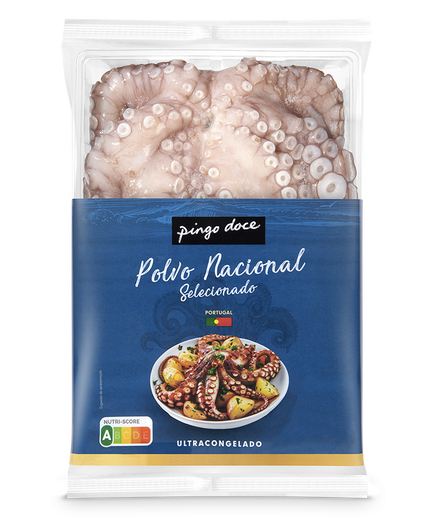 Polvo Nacional Congelado 1 A 2 kg Pingo Doce 1.5Kg