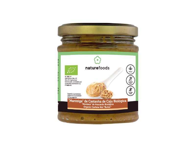 Creme Barrar Naturefoods Manteiga Caju Bio 170 g