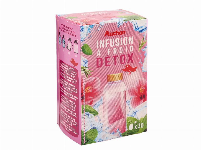 Infusão Auchan Frio Detox 40 g(20Saq)