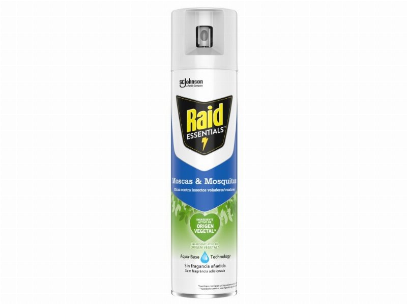 Insecticida Raid Essentials Voadores 400 ml
