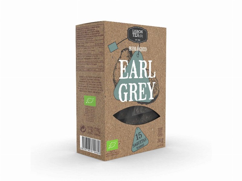 Chá Lisbon Tea Co. Earl Greay Bio 15 Saquetas