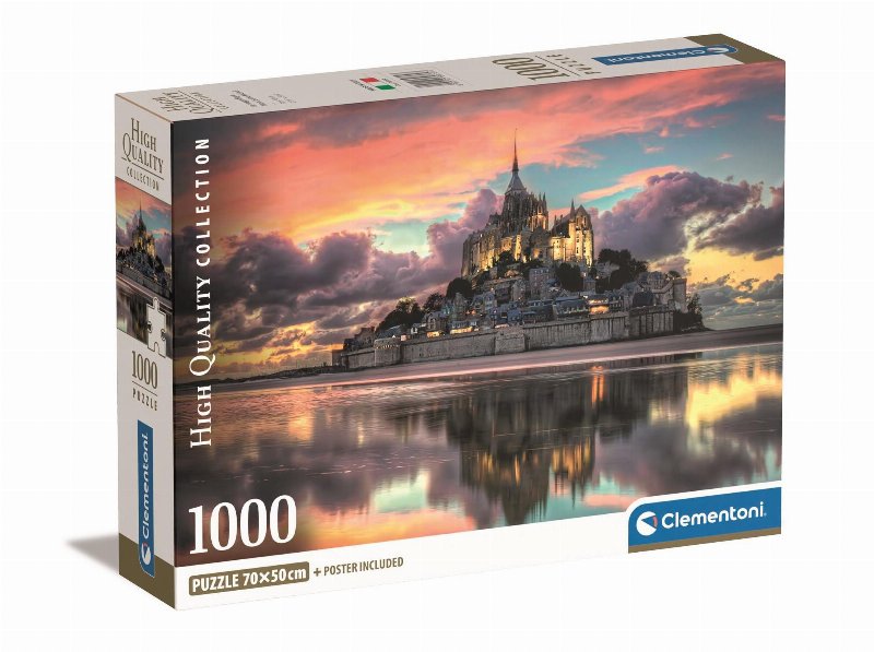 Puzzle Clementoni Mont Saint-Michel 1000 Peças
