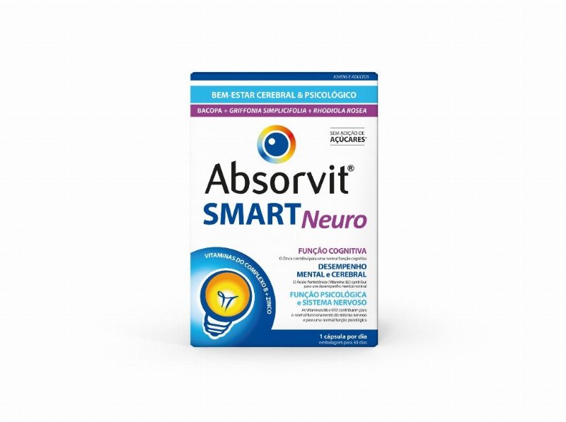 Suplemento Alimentar Absorvit Smart Neuro 30 Cápsulas