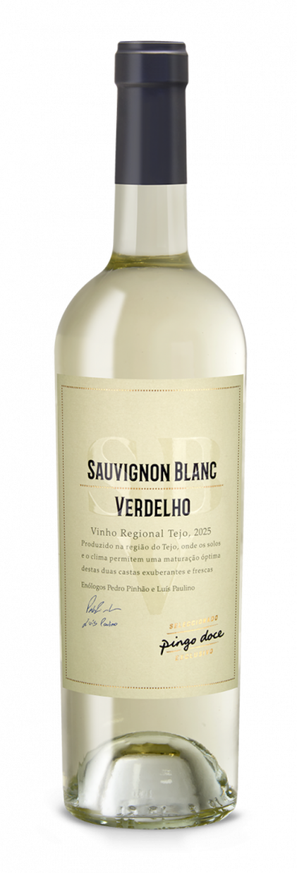 Vinho Branco Tejo Pingo Doce Sauvignon Blanc & Verdelho Pingo Doce 0.75L