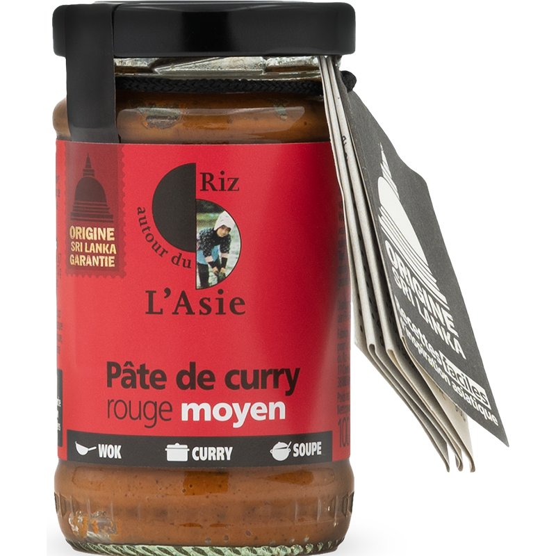 Pasta De Caril Vermelho Médio 100 g