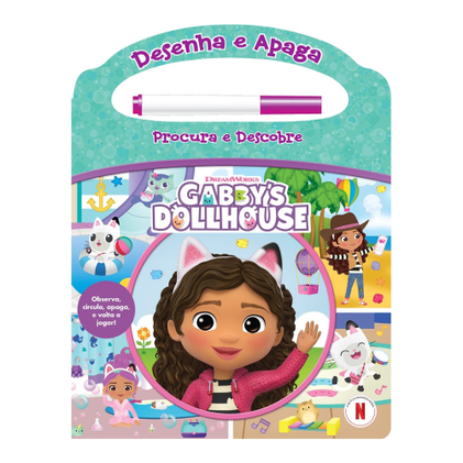 Gabby's Dollhouse: Desenha E Apaga - Procura E Descobre Vários Autores