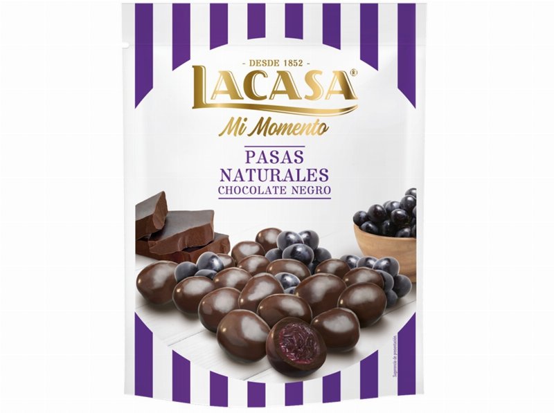 Drageias Chocolate Negro Lacasa Passas 150 g