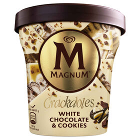 Gelado Chocolate Branco E Cookies Magnum 440 ml