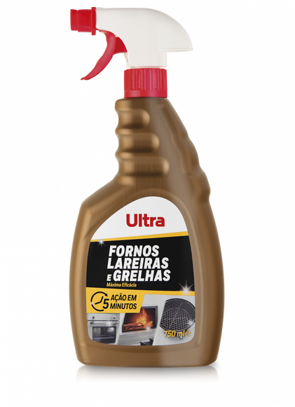 Spray De Limpeza Fornos, Lareiras E Grelhas Ultra 0.75L