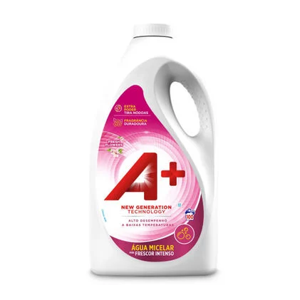Detergente Máquina Roupa Líquido Fresh Flowers A+ 100Dos