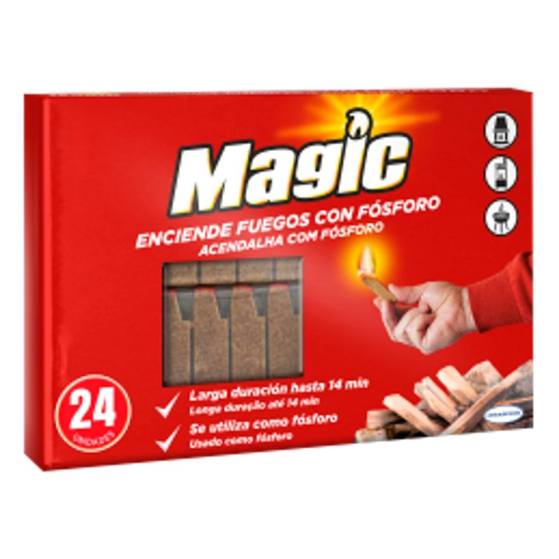 Acendalhas Com Fósforos 24 unidades