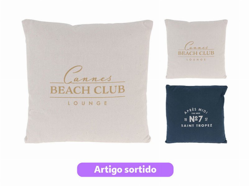 Almofada Algodão 45X45Cm Modelos Sortidos
