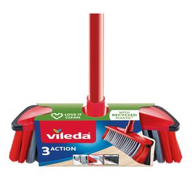 Vassoura Interior Completa 3 Action Vileda