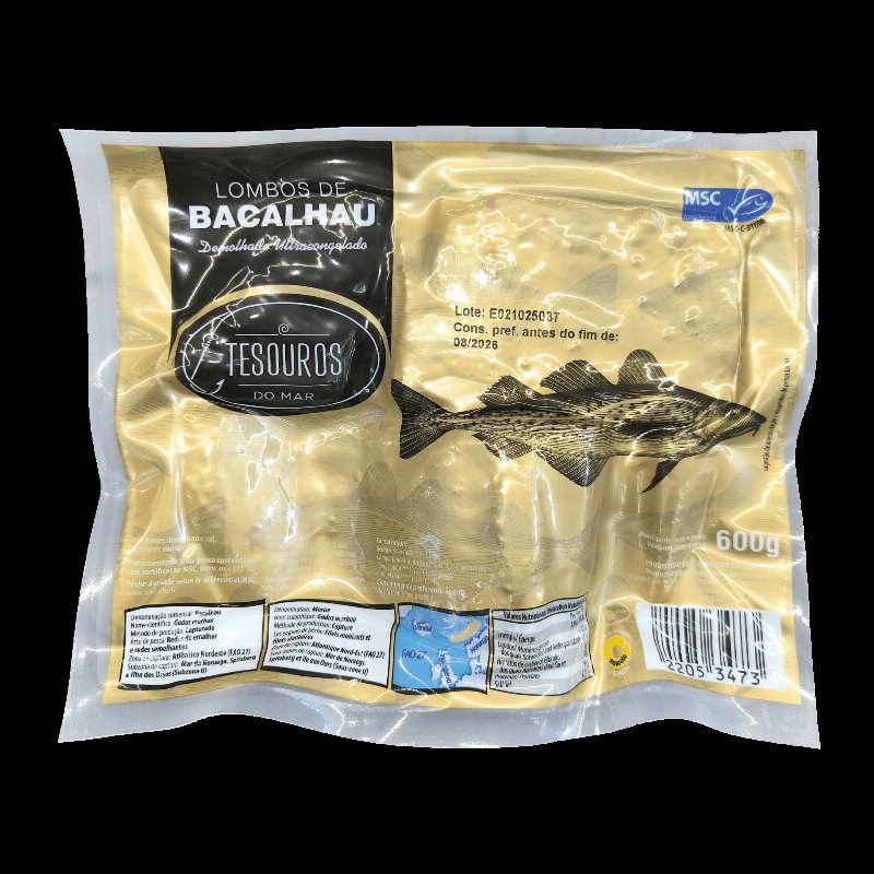 Lombos De Bacalhau 600 g