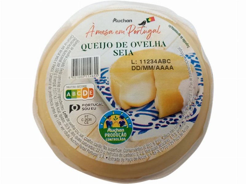 Queijo Ovelha Auchan À Mesa Em Portugal Cultivamos O Bom Curado Seia Un