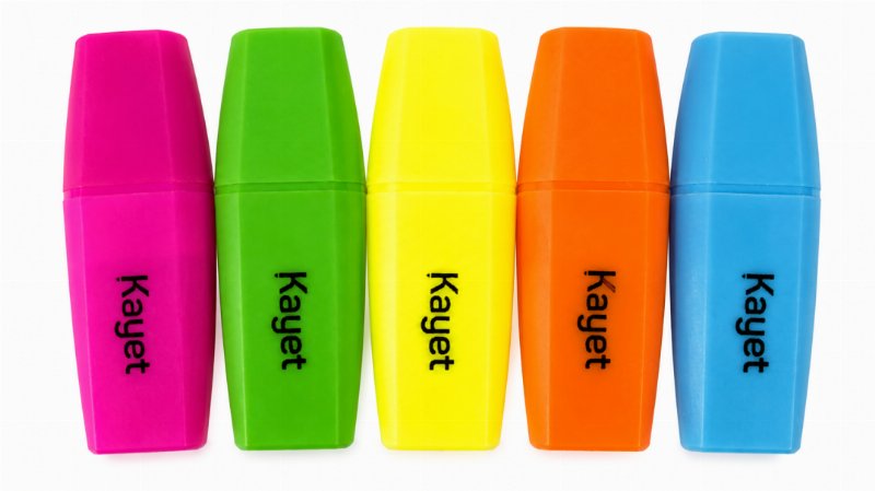 Sublinhadores Mini Pack 5 Kayet 1Un