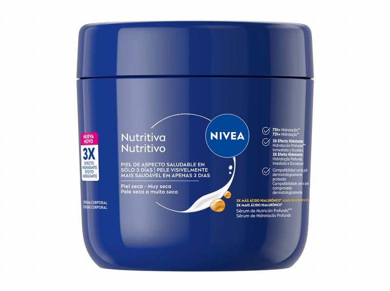 Creme Nivea Body Milk Boião 400 ml