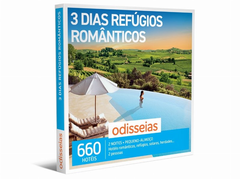 Alojamento Odisseias 3 Dias Refúgios Românticos