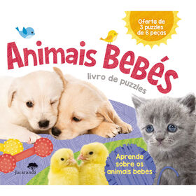 Livro De Puzzles - Animais Bebés