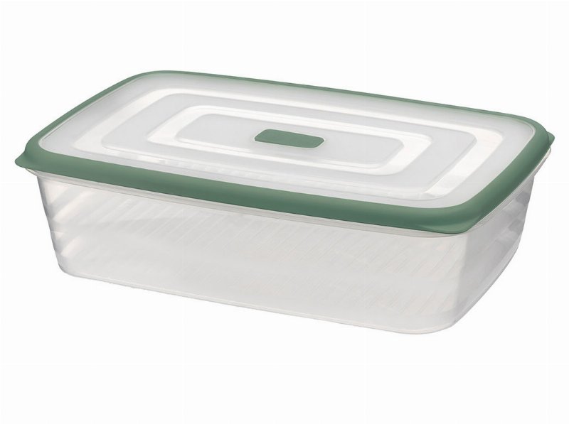 Caixa Em Plástico Rectangular Actuel Hermética Com Válvula 1 l