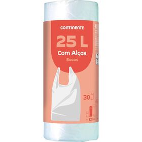 Sacos Lixo Com Alças 25 Lt Continente 30 Un